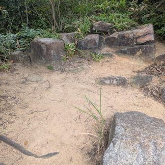 殯斂地の裏へ。ここにしよう