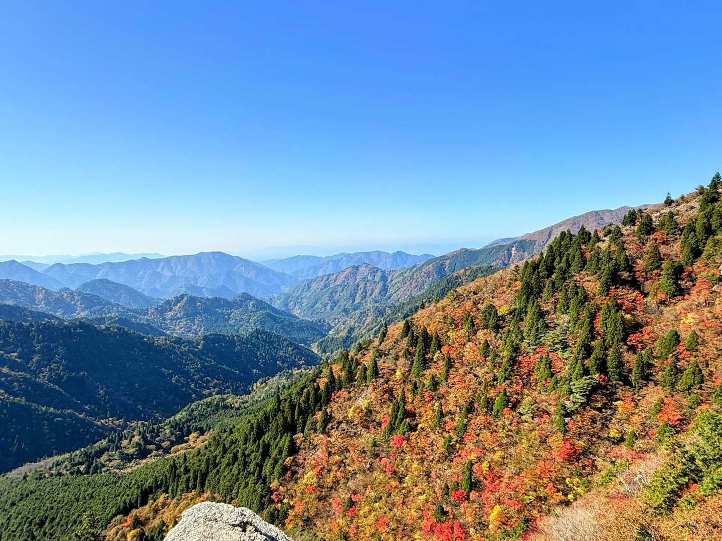 武平トンネル東登山口-武平峠-鎌ヶ岳-御在所岳 周回コースの写真