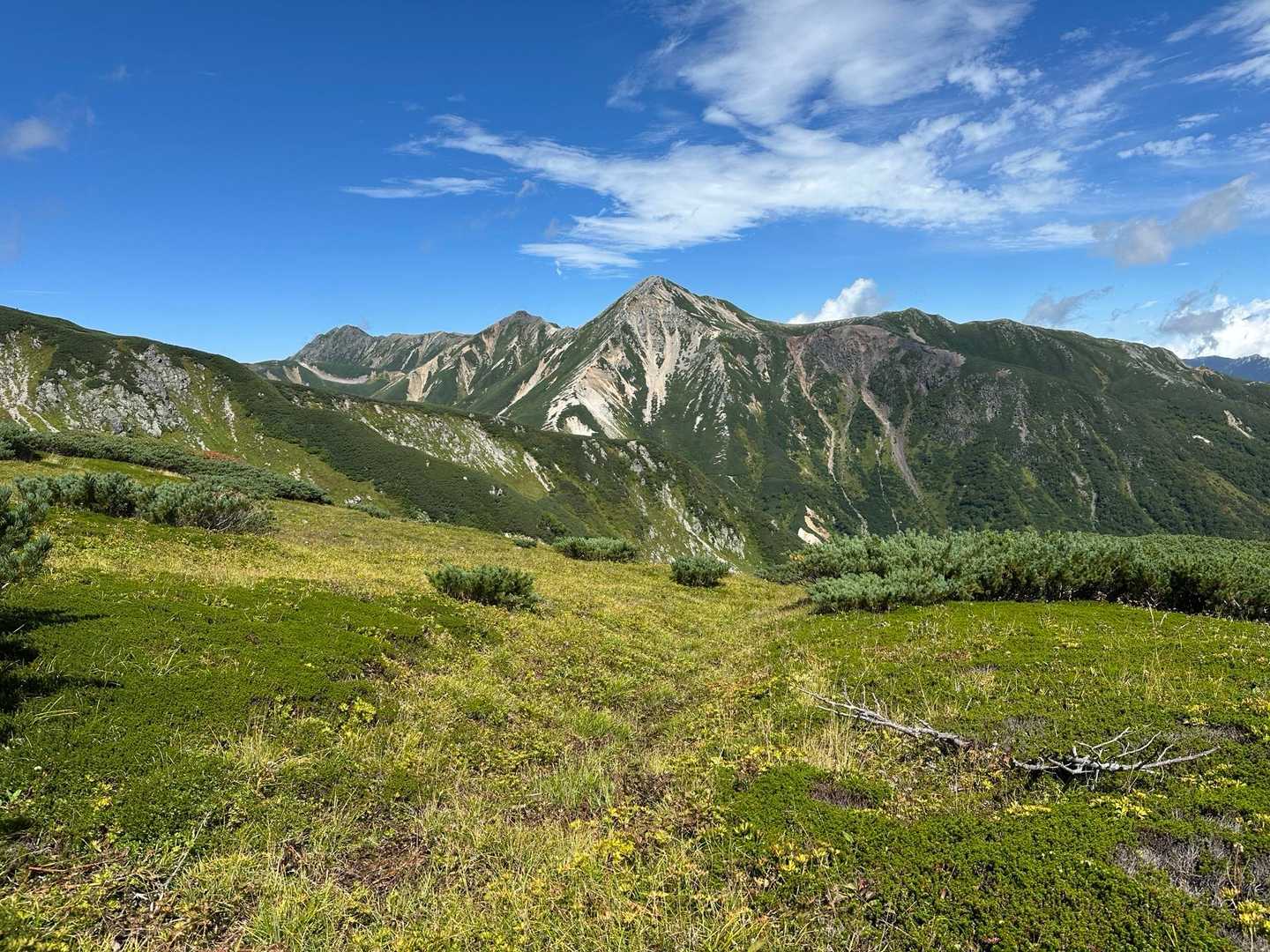 双六岳-丸山-三俣蓮華岳-鷲羽岳 周回コースの写真