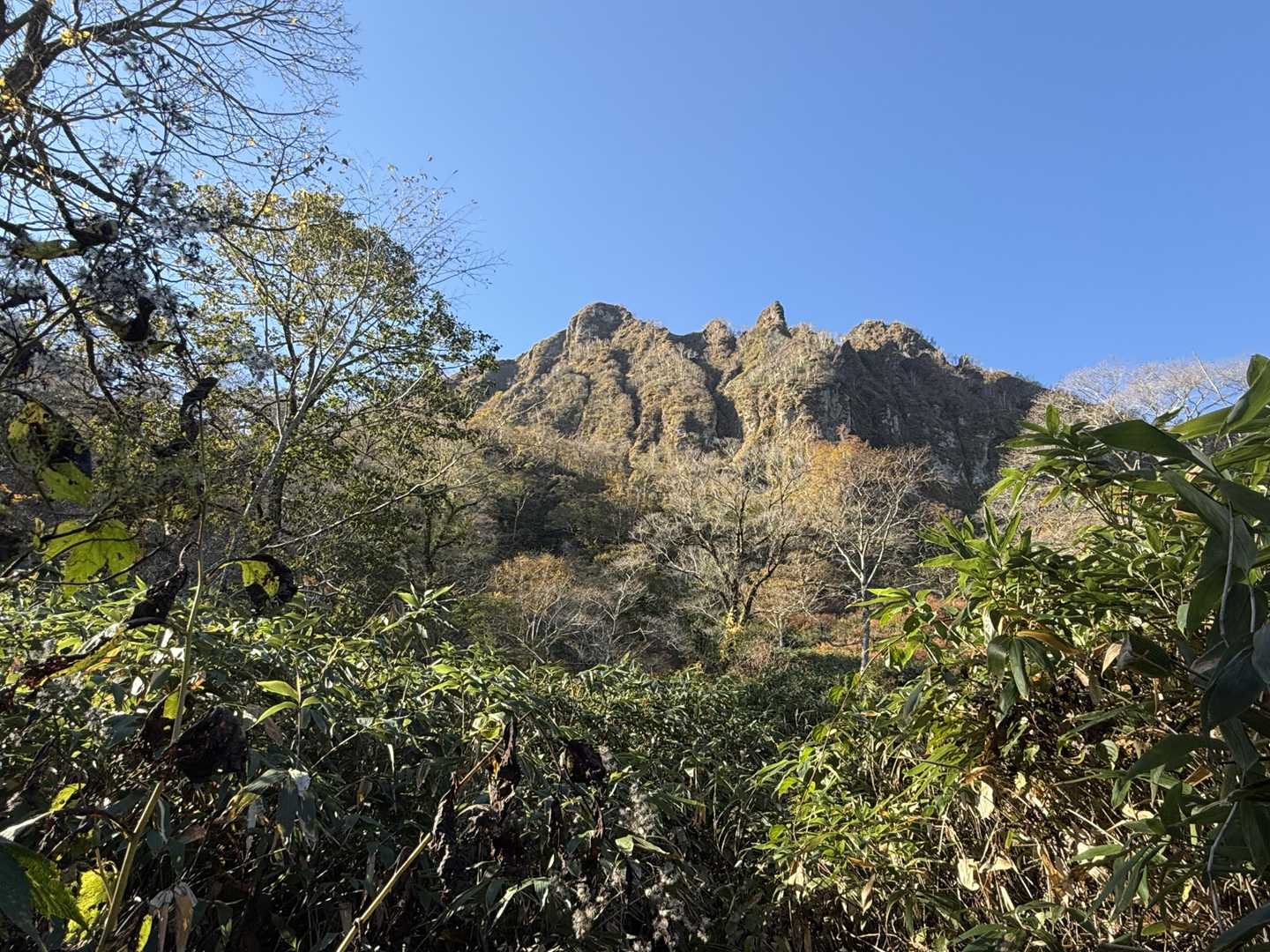 雄鉾岳の雄姿