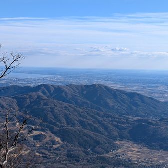宝篋山も見える