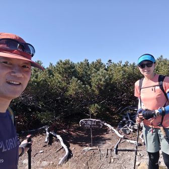 大滝山往復は誰ともお会いせず