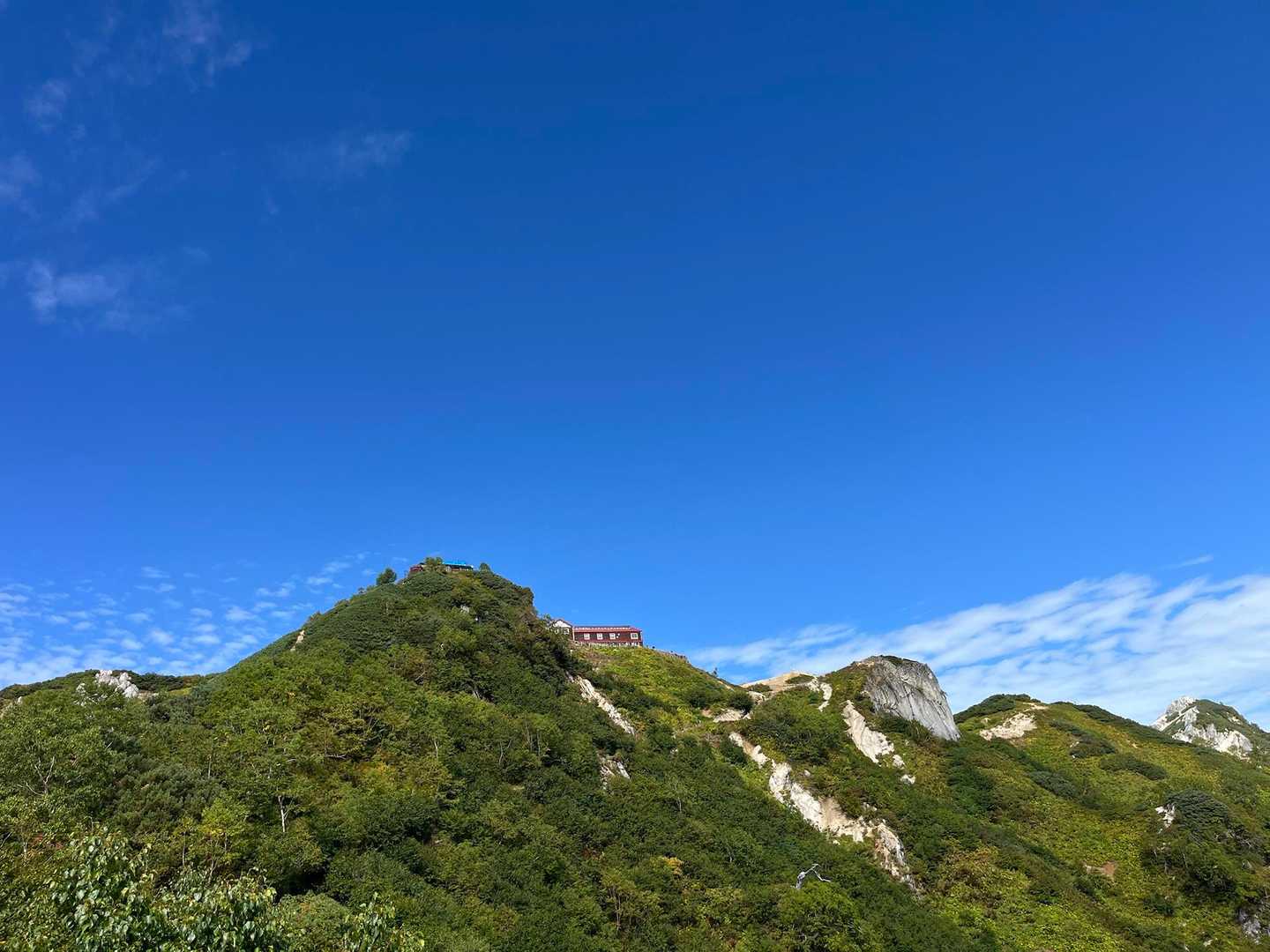 燕岳登山口-合戦沢の頭-燕岳-観音峠 縦走コースの写真