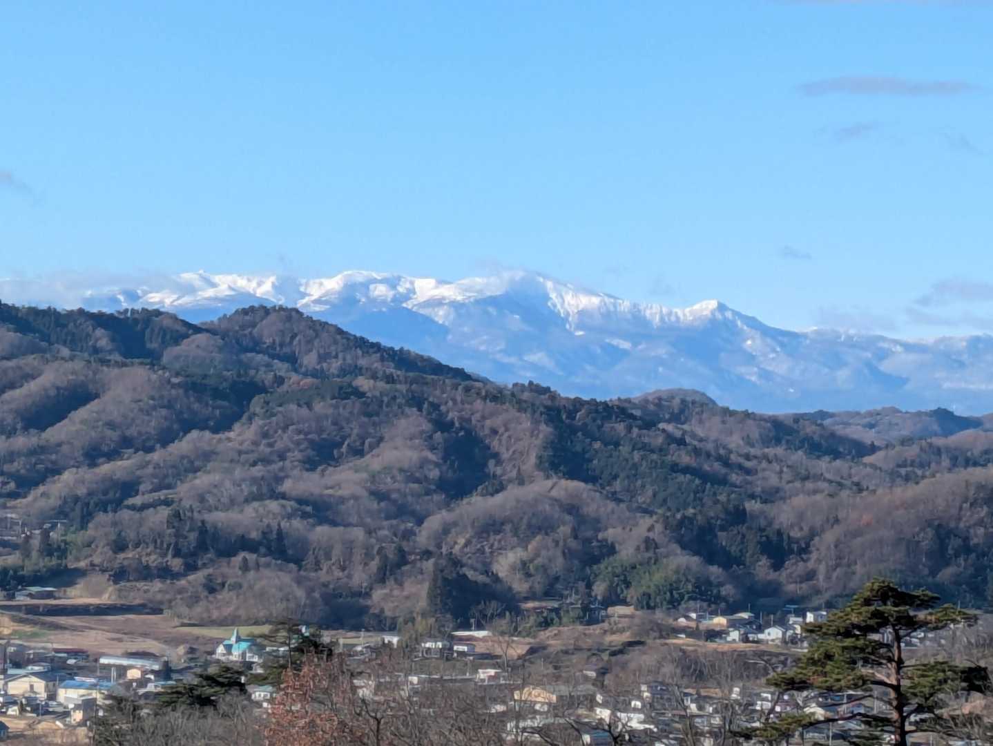 安達太良山🏔️がくっきり✨