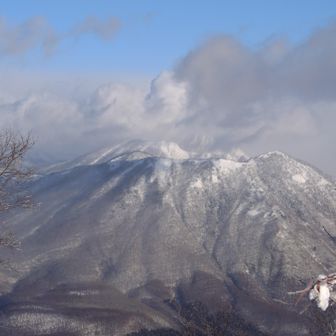 今年見つけた、今の季節、黒姫・妙高がきれいに見える場所から。