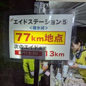 あと23キロ
ペースはやはり落ちてきてます