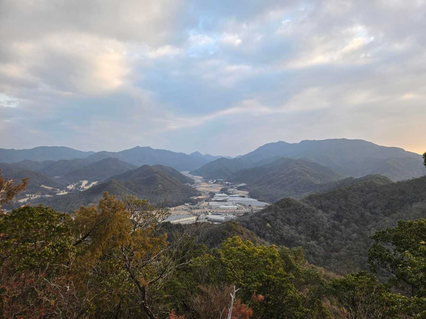 西脇市中畑町方面