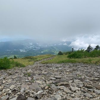 下の方は晴れてる