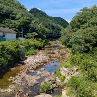 羽束川まで戻ってきました