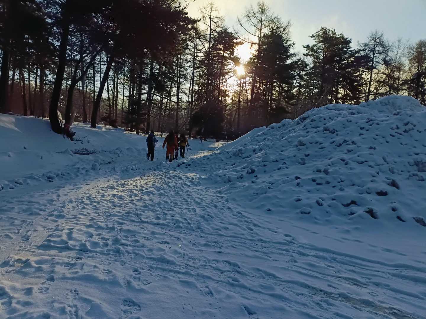 朝日を🌄見ながら