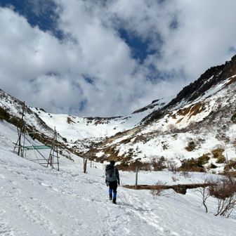 くろがね小屋の跡。再建を楽しみにしています！