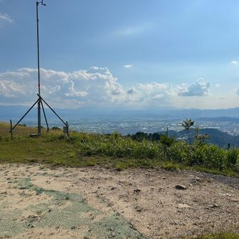 山頂に着いた！