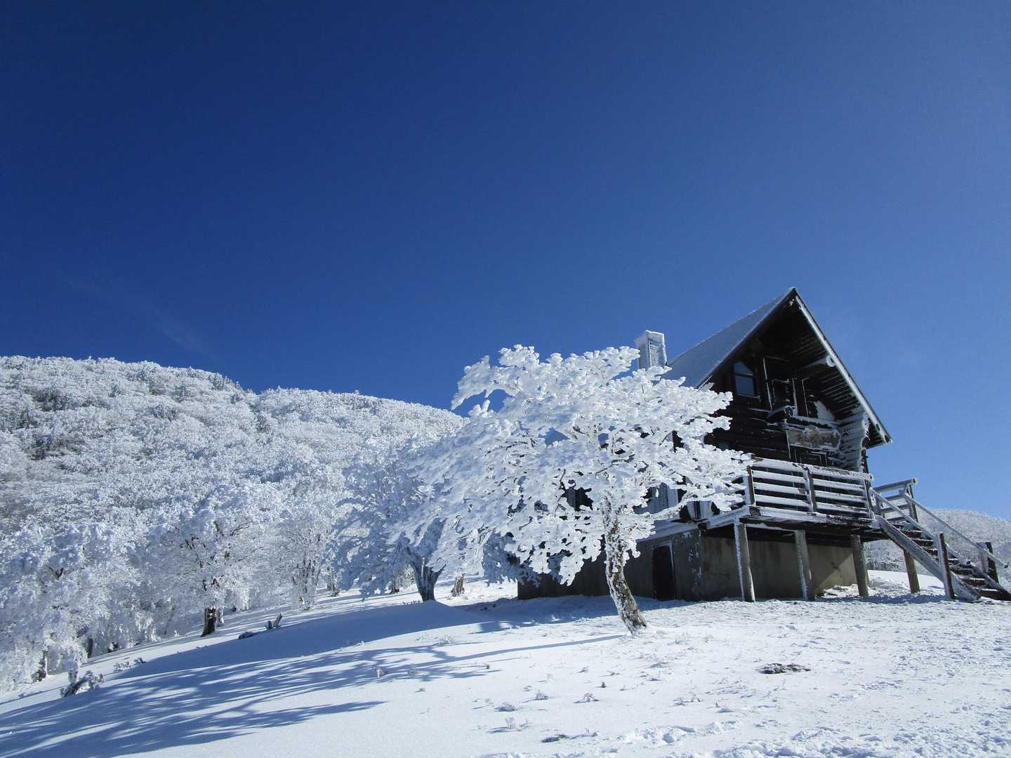 明神平（1390m）に到着。