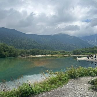 大正池より