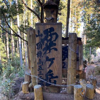 頂上到着🙌
阿波々神社の裏にあります⛰️