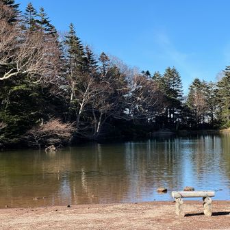 登山開始6時間　やっと、弥陀ヶ池到着
ここから、また登り😅
