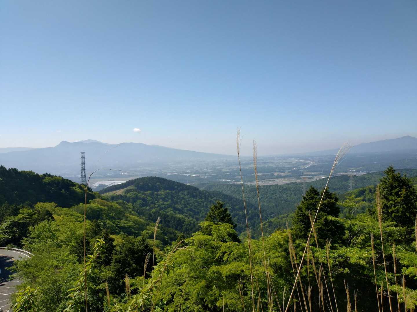 金時山の手前に小山町