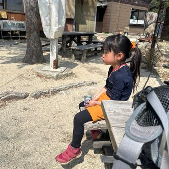 ジュース買ってもらえて良かったね