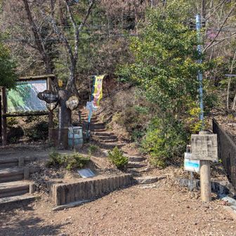 最後の登りに向かってスタート！
しましたが、ここの途中でシャリバテになり下山。
下道へ迂回してゴールに向かいました。