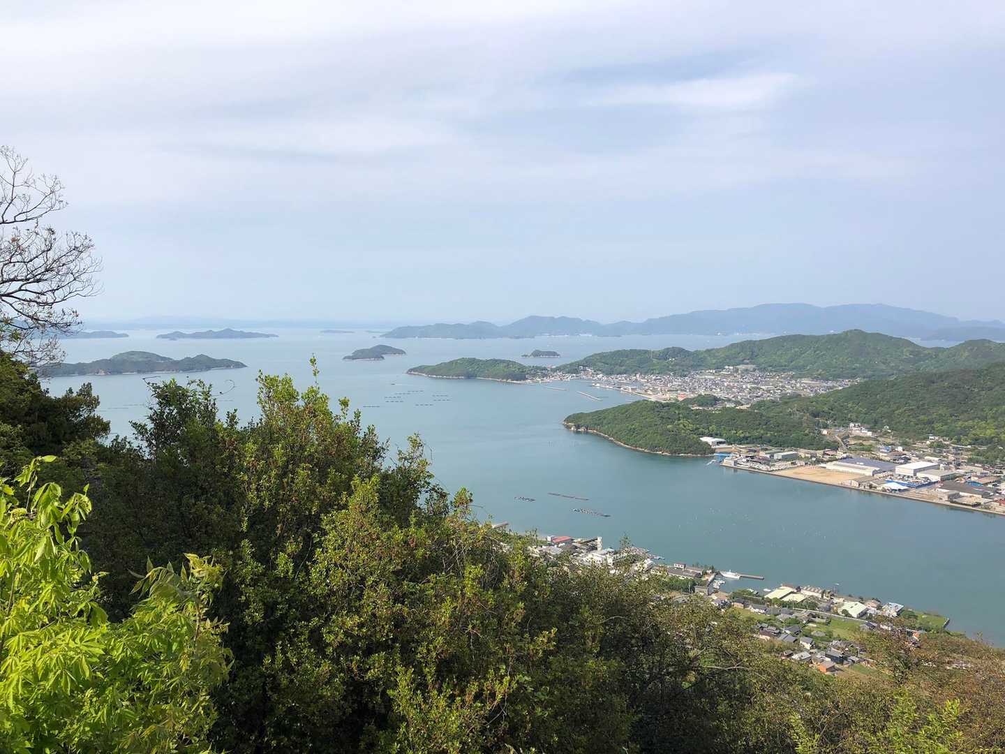 島多き屋島の東部からの眺めです。