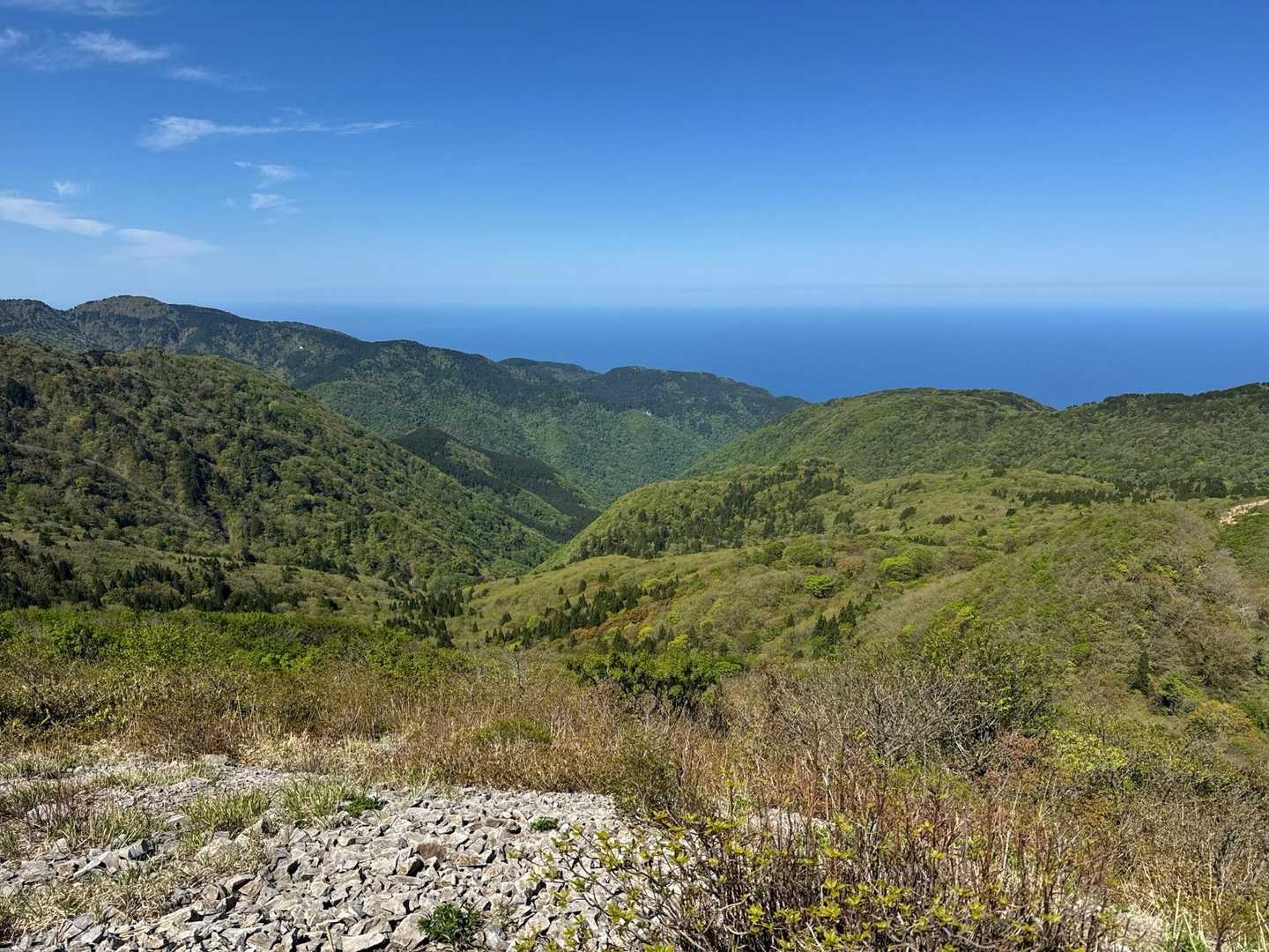 マトネ-カツポラ池-平城畑-石花登山口 縦走コースの写真