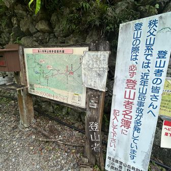 登山届はYAMAPから提出したが、登山者名簿に記入するのは忘れた。