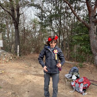 ナナナナナント、キキちゃんに変身
お誕生日バッチも
子供になった気分