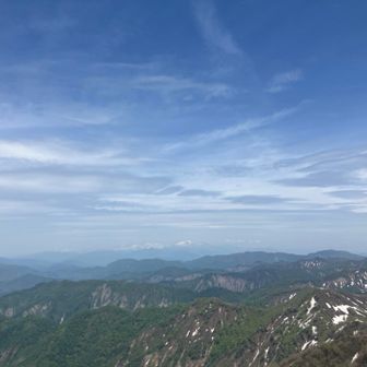 飯豊山方面