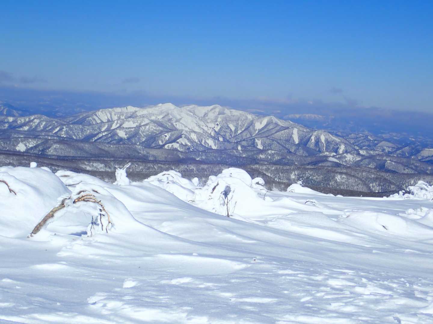 渚滑岳北の山
