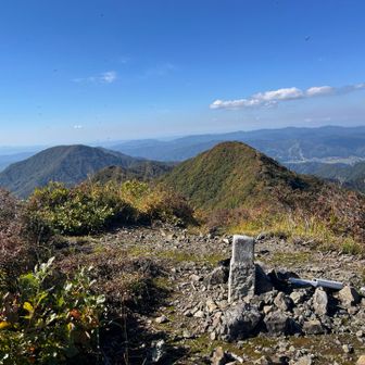 上権現堂山と前唐松山