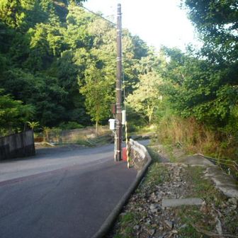 鹿ケ谷の登り口に到着