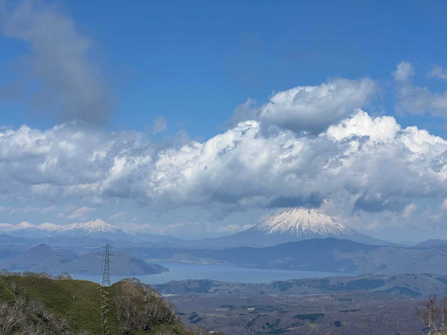 雲がかかってるけど良い眺め✨