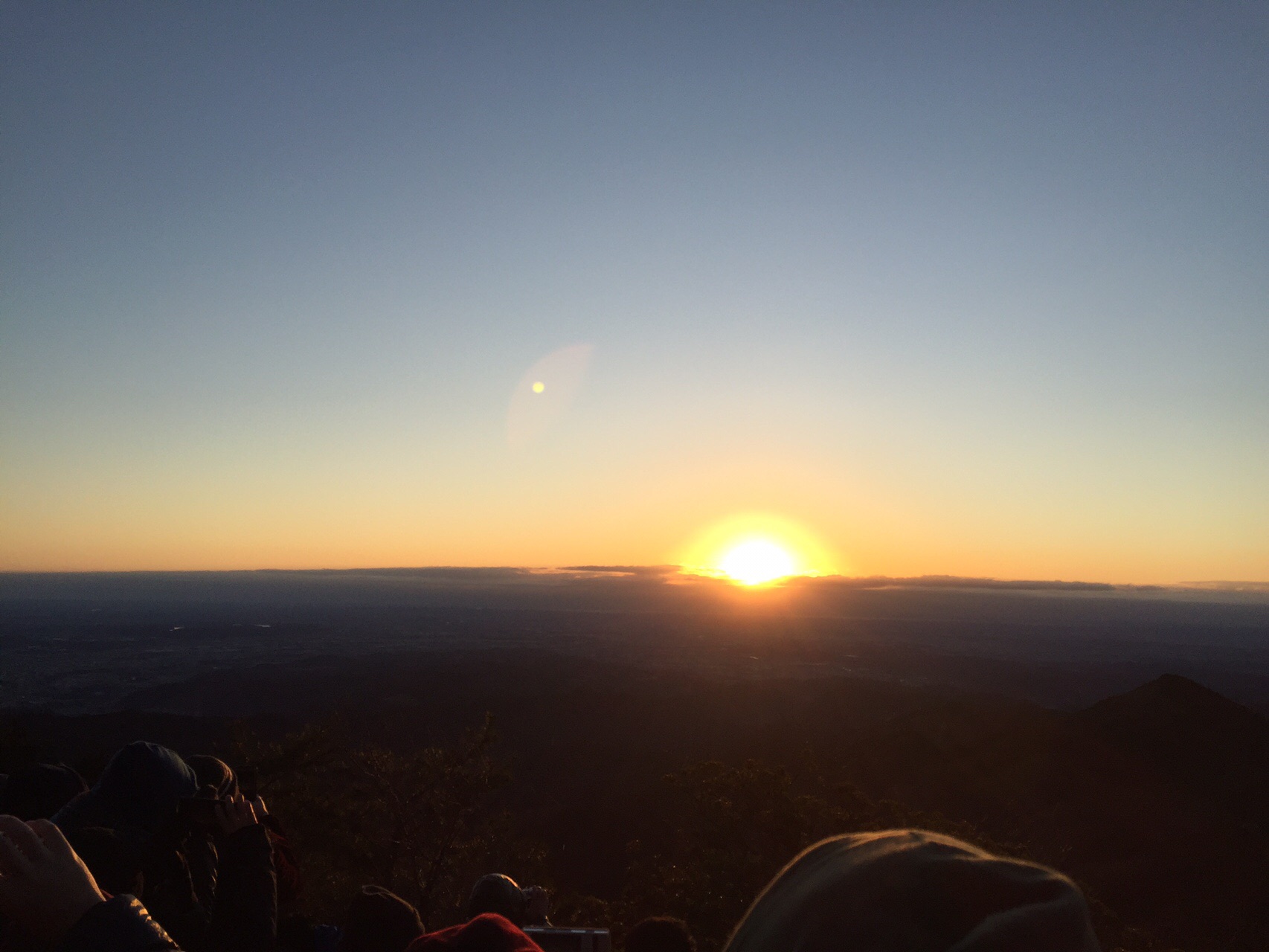 初めての日の出山で初日の出 01 01 しそおにぎりさんの大岳山 御岳山 御前山の活動日記 Yamap ヤマップ