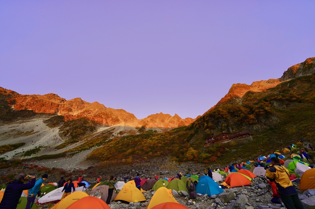 忘れられないモルゲンロート 涸沢カール Day2 マミタスさんの槍ヶ岳 穂高岳 上高地の活動データ Yamap ヤマップ