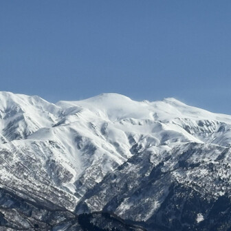 取立山 近くに白山♻️