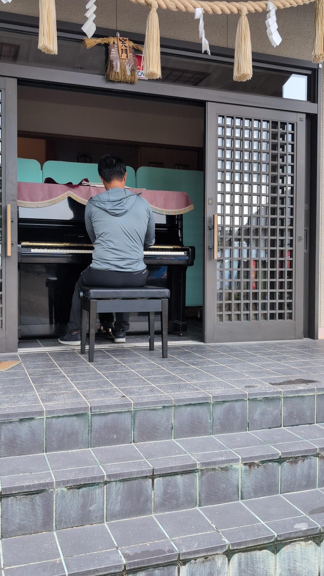 二柱神社でストリートピアノに挑戦🎹 宮... / マルさんのモーメント | YAMAP / ヤマップ