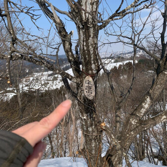 尖山 到着ー🙌