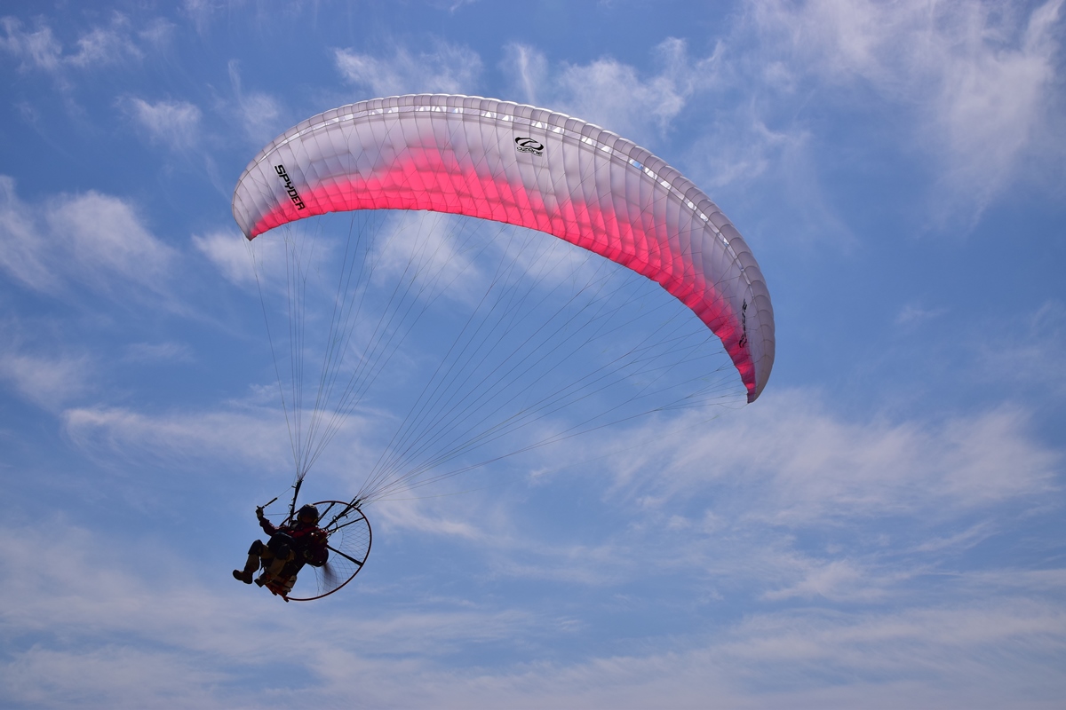 ブォ～ン
飛び立ちました！