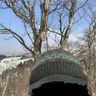 尖山 そんで自撮り📷
この山頂標識、良いよね😆