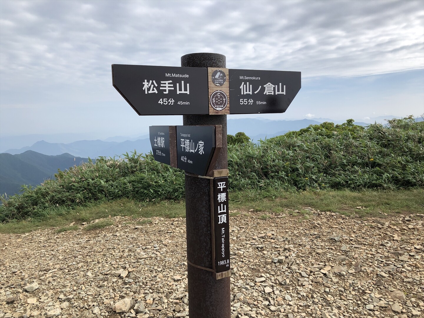 松手山 平標山 仙ノ倉山 平標新道 周回コース トレッキングさんの仙ノ倉山 平標山 大源太山の活動日記 Yamap ヤマップ