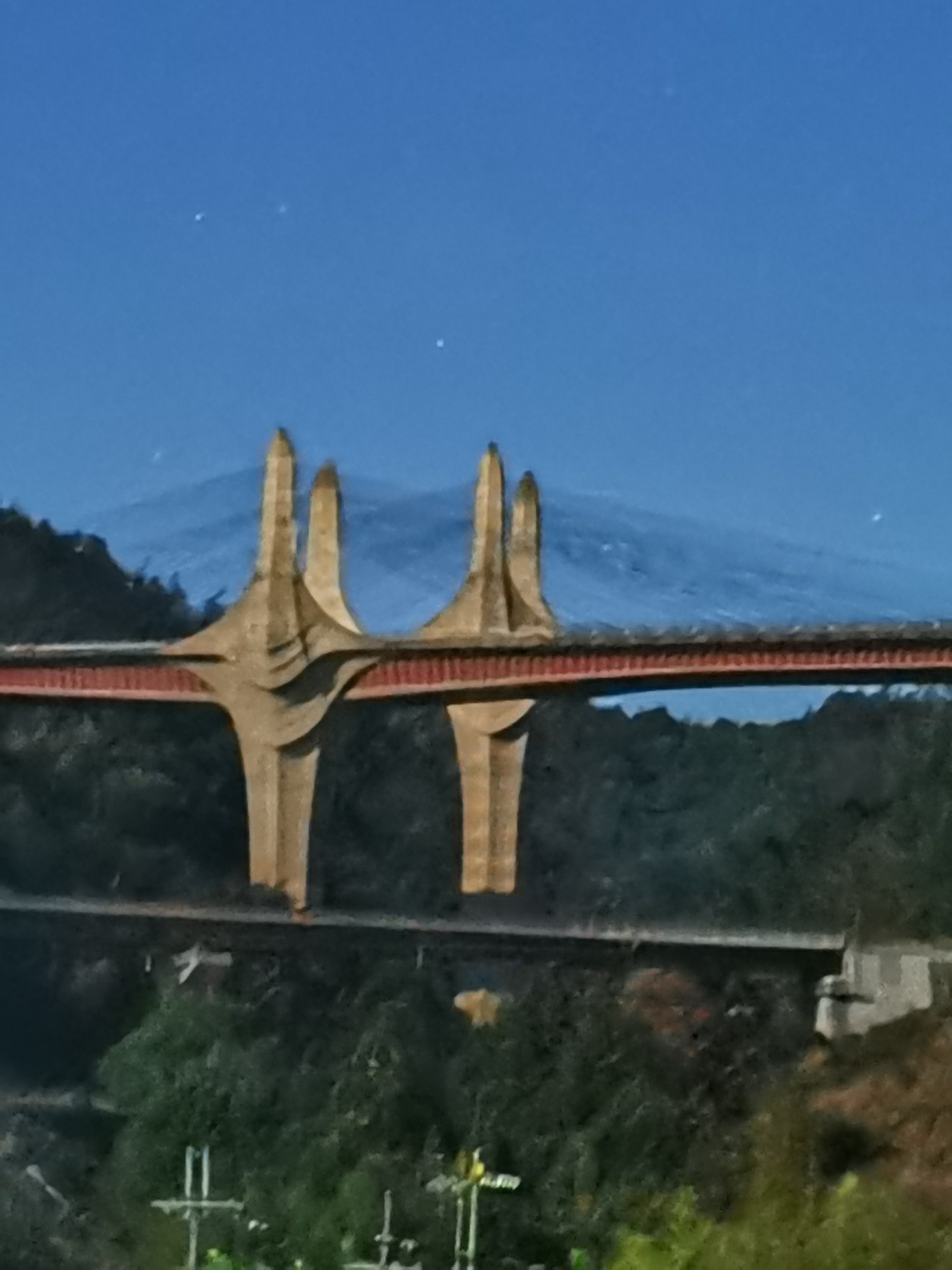 真夜中の 近江大鳥橋 おうみおおどりばし W からの Yama由さんの金勝アルプス 鶏冠山 竜王山 の活動データ Yamap ヤマップ