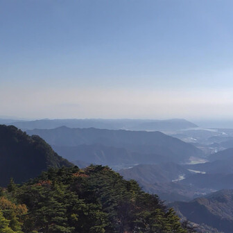 山頂から延岡方面