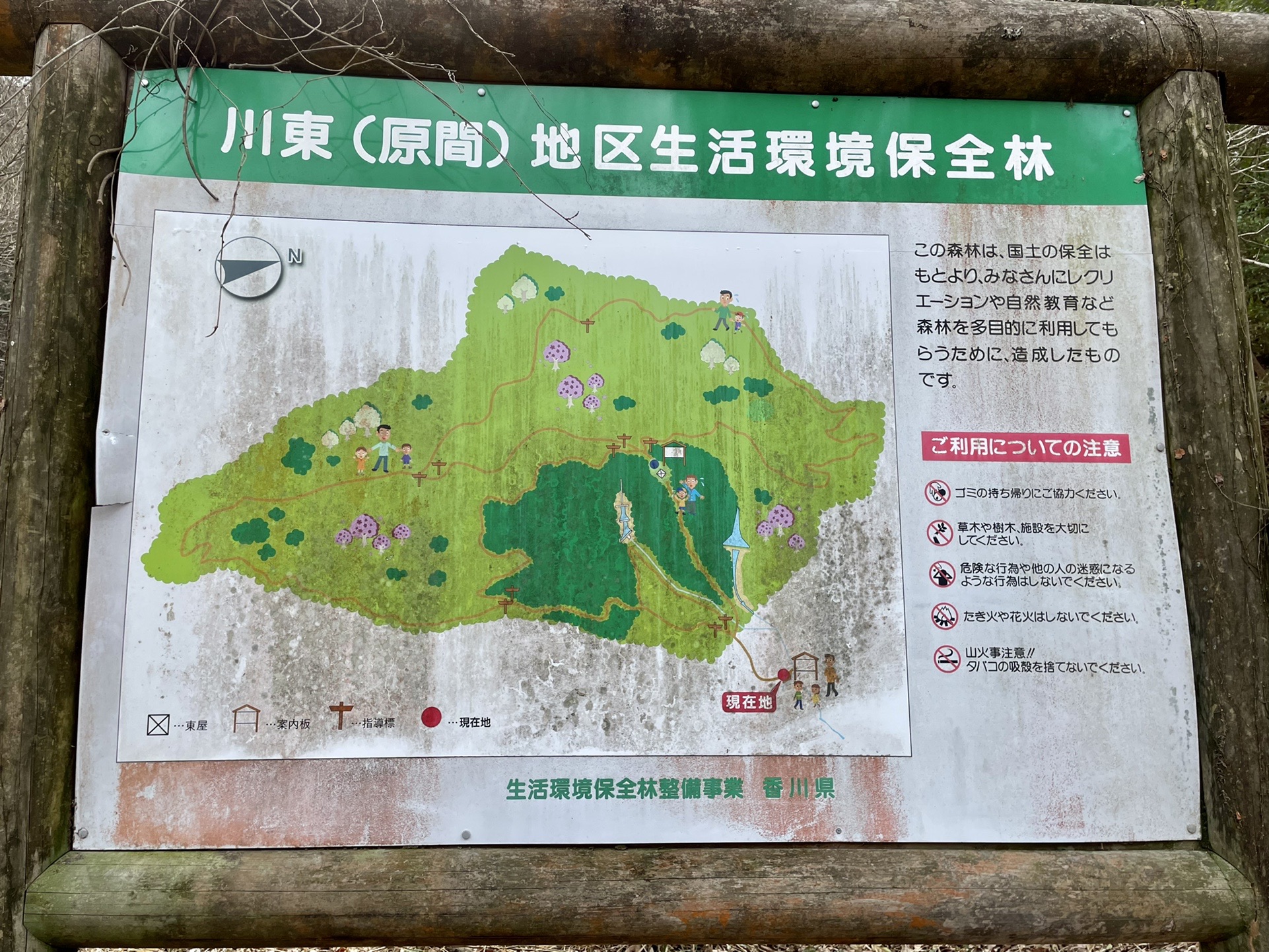 川東 原間 地区生活環境保全林 虎丸山 Ccルート 再検証 鉄塔一筆書さんの虎丸山 那智山 本宮山の活動データ Yamap ヤマップ