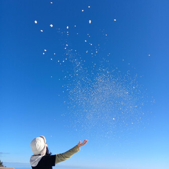 雪にテンションがあがり⤴️
はしゃぎ過ぎて体力消耗