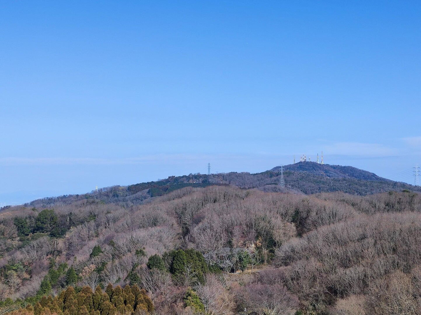 生駒山縦走路　四条畷駅〜生駒山〜高井田駅の写真