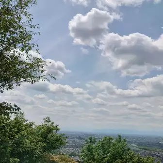 東谷山山頂展望台からの景色
