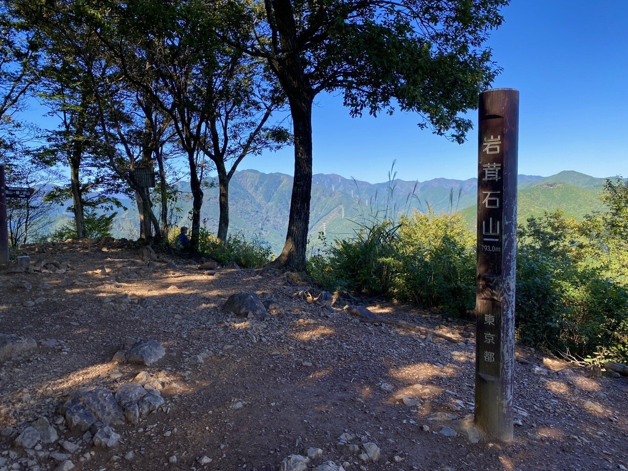 川苔山（川乗山）の登山ルート・コースタイム付き無料登山地図