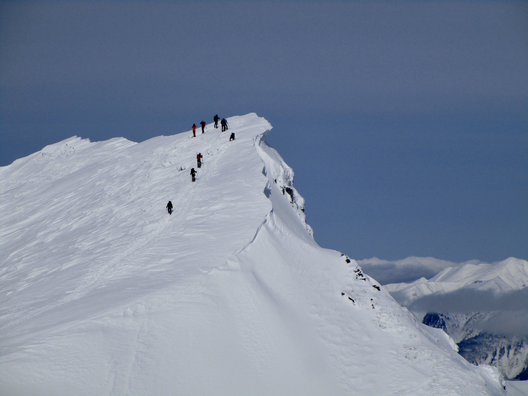 谷川岳 雪庇と絶景に魅せられて ピーチ姫さんの谷川岳 七ツ小屋山 大源太山の活動データ Yamap ヤマップ