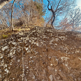 ロープ出てきました
降りてくる方が、苦労していました