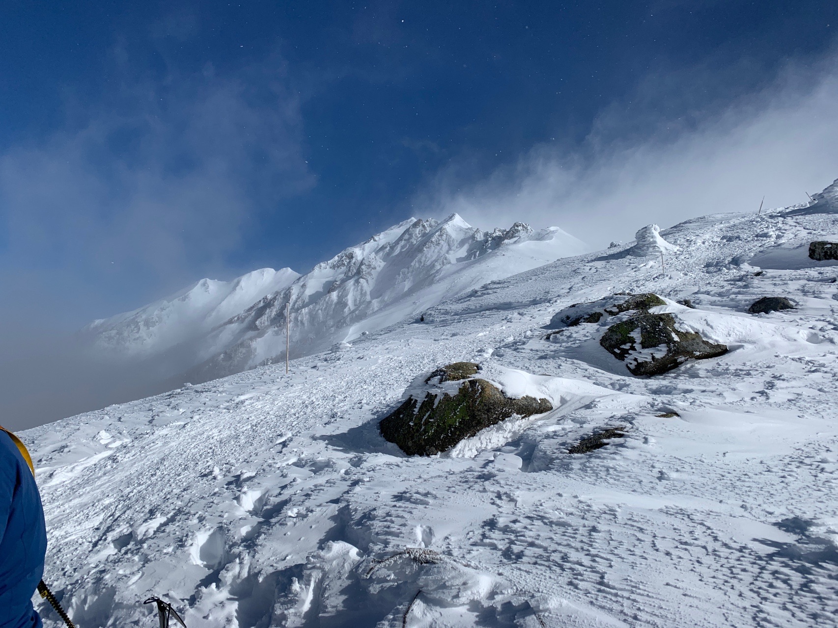 モンベルツアー 西穂高で雪山訓練 ジェームスさんの槍ヶ岳 穂高岳 上高地の活動データ Yamap ヤマップ